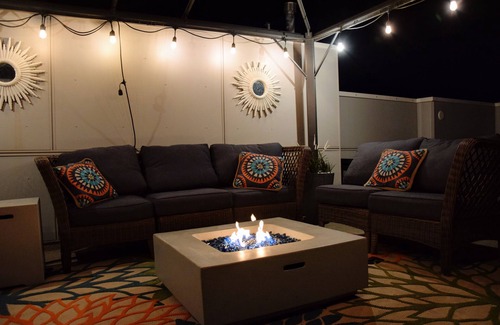 West Valley City House | Private rooftop patio on stylish 4 level townhome
