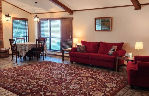 Hemphill House | Private waterfront property in Hemphill, TX. Sleeps up to 18.