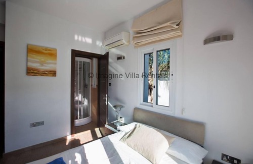 Protaras Villa | Protaras Mesogeios Villa ME2 - Modern 4BDR Villa with Pool, Sleeps 8