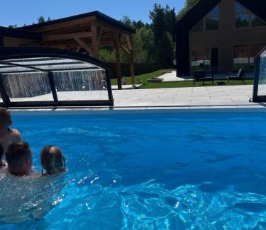 Susiec House | Przystań Roztocze 176 podgrzewany basen sauna jacuzzi bilard 14 osób