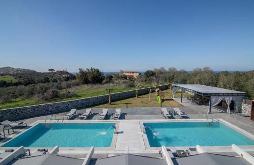 Panormos Villa | Pura Vida Villa, with 2 Pools, Spa Whirlpool & Sauna, By ThinkVilla