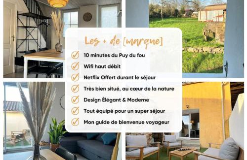 Les Herbiers Apartment | Puy du fou (10 min) - Nature - T3 L'étape du Puy