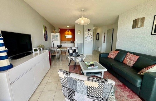 Quiberon Apartment | Quiberon: Appartement 2 Pièces, Balcon Sud, Parking, WIFI, Proche Plage et Centre, 2 Pers, 43m²