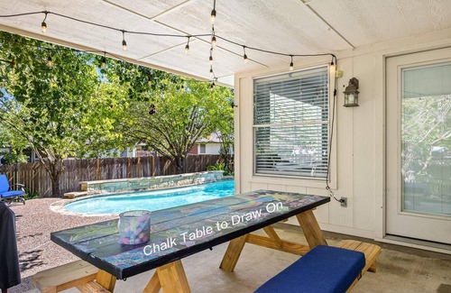 Round Rock House | Quick Access: Kalahari- Dell Diamond- Austin- 4Bdrm- 1Story with Pool & Games