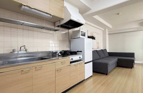 Hiroshima City Centre Apartment | Quiet 3BR Near Downtown Kitchen & Dining Equipped