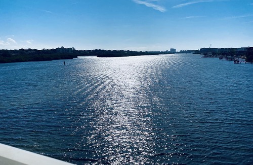 Indian Shores Condo | Quiet and Spacious Waterfront Condo across the street from beach!
