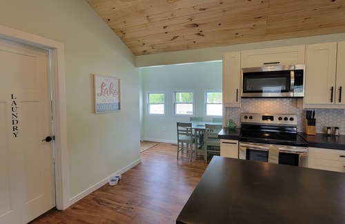 Monticello Cottage | Quiet retreat in Monticello on Lake Shafer with dock and jet ski lift!