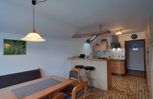 Blumberg Apartment | Quietly located, spacious top floor apartment in two-family house.