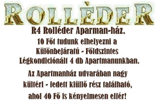 Siklos Apartment | R4 Rolléder Apartman-ház