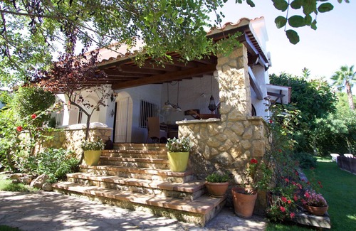 El Roc de Sant Gaieta Villa | R44 Magnificent villa for 12 with large garden and pool 800 m from the beach