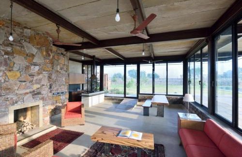 Behror Villa | RajNikas Farm Pet friendly Glass House with pool