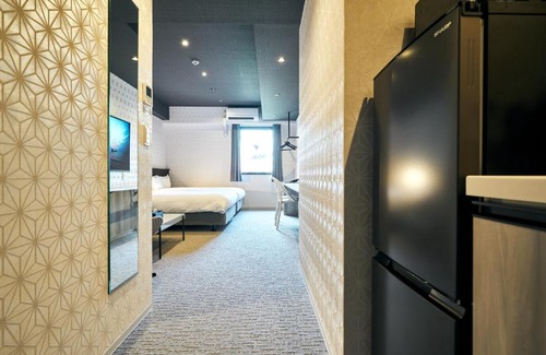 Kitakyushu Hotel | Rakuten STAY Kokura Station Standard Twin Room with counter table