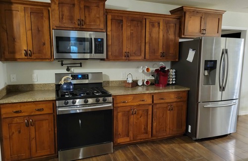 Kempner House | Ranch Stlye open floor plan, w/hottub