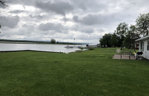 Sault Ste. Marie House | Ranch style, waterfront property! Great for boat watchers. Freighters galore!