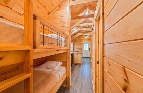 Bryan Cabin | Rare Gem! Full Kitchen, Pool, Pets Allowed, Near Hildebrand Equine Complex