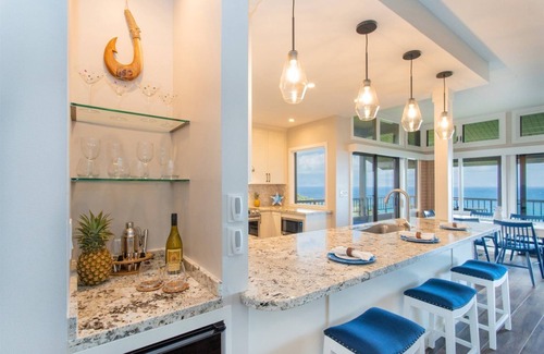 Kapalua Condo | Rare, three bedroom Platinum Level remodeled townhouse, featuring the most premier ocean, island and coastal views!
