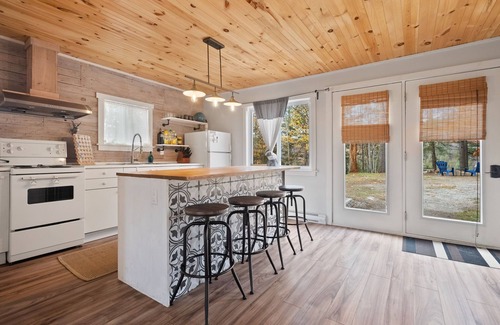 Val-des-Monts Cottage | Rarely offered 2 waterfront cottages with 2 hot tubs side by side!