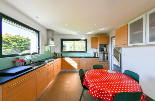 Trevignon House | Recently refurbished villa with sea views, closed garden and 80 m from beach.