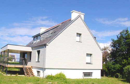 Trevignon House | Recently refurbished villa with sea views, closed garden and 80 m from beach.