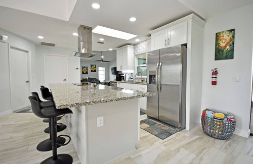 Pebble Beach House | Recently renovated, three bedroom, 2 bathroom home overlooking a canal in Rotonda West.