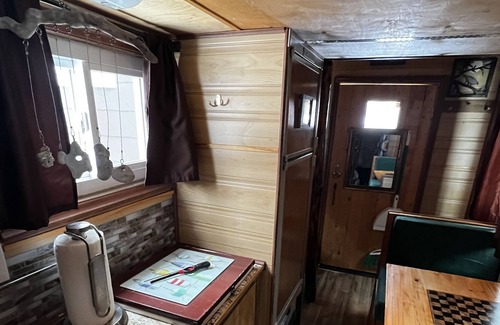 Bois Blanc Island House | Red Roof Lodge Jr. - Tiny Home near Lake Huron - HUNT FISH SLED CAMP!