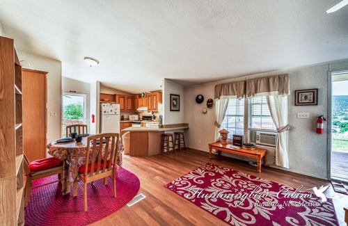 Ruidoso Downs House | Redman! A single level, cozy cabin on a hill with a direct view of the Ruidoso Downs Racetrack!