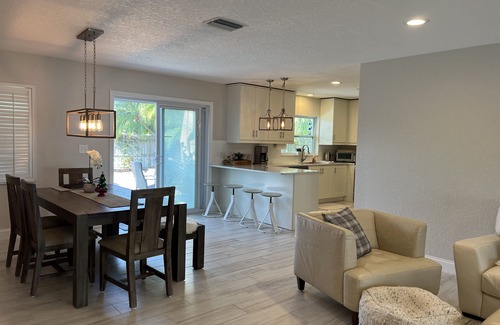 Redington Beach House | Relax and have some fun in this Salt water heated pool home, 5min walk to beachn