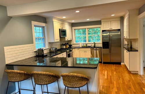 Shelter Island Heights House | Relax at a private beach! Three bedrooms await you near Shelter Island beaches!