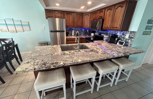 South Padre Island Condo | Relax at our 2-bedroom South Padre condo, steps away from the beach