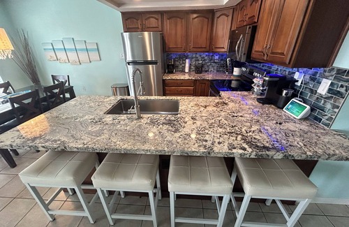 South Padre Island Condo | Relax at our 2-bedroom South Padre condo, steps away from the beach