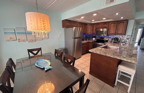 South Padre Island Condo | Relax at our 2-bedroom South Padre condo, steps away from the beach
