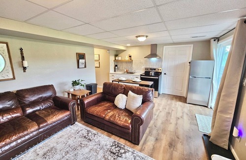 Custer Apartment | Relax at Ridgeview- Basement 1 bed apt, KING bed, PRIVATE patio, FREE CSP pass