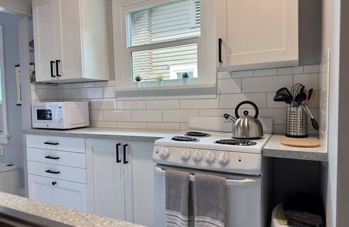 Spokane House | Relax at this comfy bungalow near Manito Park on Spokane's South Hill.
