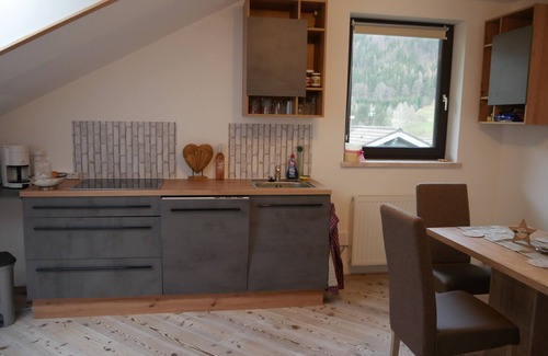 Liezen Condo | Relax in the Enns Valley in a vacation apartment with an impressive mountain backdrop