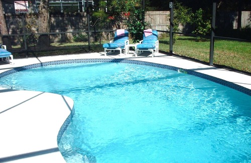 Doral Woods Villa | Relax in our hot tub at our 4 Bedroom, 3 Bathroom villa in Doral Woods