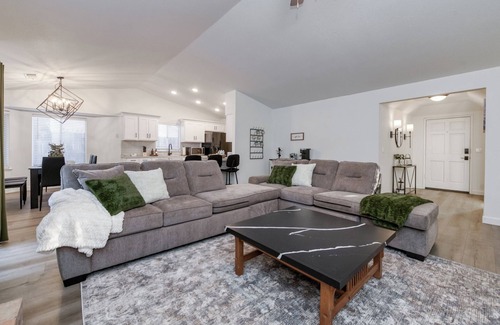 Clovis House | Relax & Play in Clovis! 4BR w/Hot Tub, Game Room, Firepit, Close to Hospitals