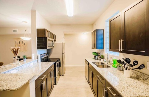 Fort Myers Apartment | Relaxed King bed with Full kitchen & Pool #1614