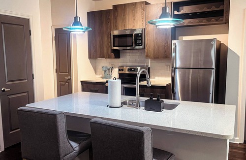 Madison Apartment | Relaxing 2BR/2BA Gated, Workspace, Pool, Near Redstone & Airport