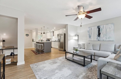 Cocoa Beach House | Relaxing Cocoa Beach Home w/Private Patio BBQ & Fire Pit - 10 Min Walk to Beach!