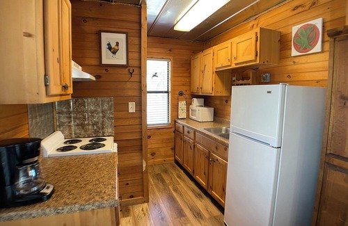 Fredericksburg Apartment | Relaxing Getaway at The Woods Cabin, Pet Friendly