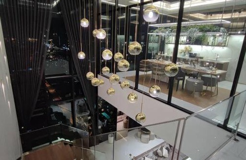 Bang Na Apartment | Relaxing Luxury Bangkok View Studio Room Near BTS