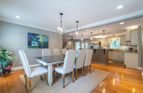 Dunwoody House | Relaxing Open-Air Home with Sunroom & Forest Views
