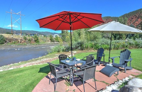 Glenwood Springs Apartment | Relaxing River's Edge Condo w/Private Beach, Fishing/Boat Access, 33 mi 2 Aspen