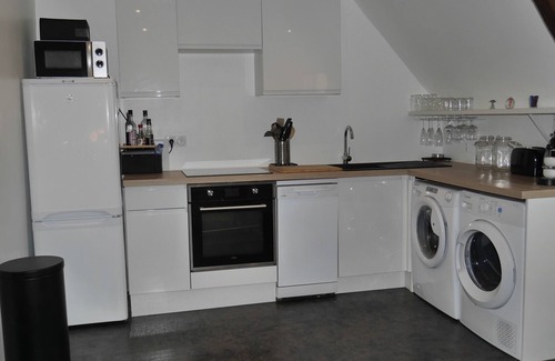 Le Palais Apartment | Renovated Apartment in Le Palais Center: 2 Bedrooms, Modern Kitchen, Close to Beach and Bus Station