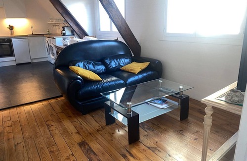 Le Palais Apartment | Renovated Apartment in Le Palais Center: 2 Bedrooms, Modern Kitchen, Close to Beach and Bus Station