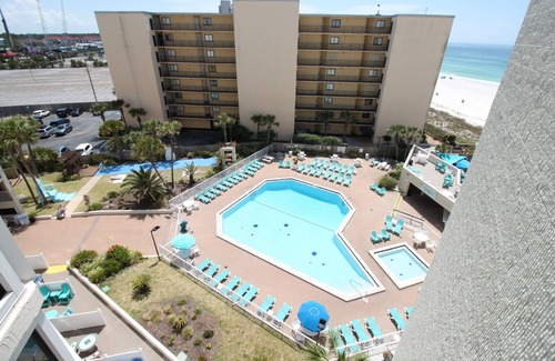 Panama City Beach Condo | Renovated Beachfront Condo-7th Floor-Top of the Gulf- Beach Chairs Incl.