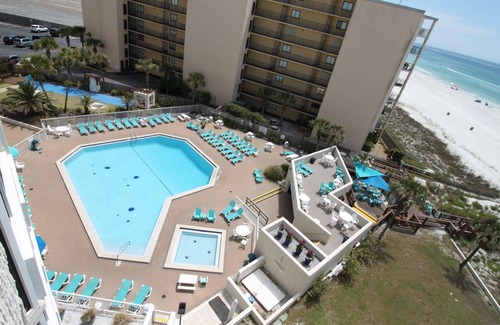 Panama City Beach Condo | Renovated Beachfront Condo-7th Floor-Top of the Gulf- Beach Chairs Incl.