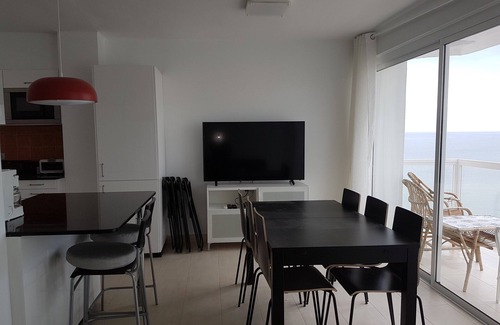 Algarrobo Apartment | Renovated fantastic beachfront apartment. Sleeps 4, pool and children pool, tenn
