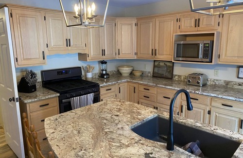 Lac du Flambeau House | Renovated House on Fence Lake for Families, Sunset View, Boat Dock, Snomo Access