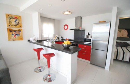 Sant Llorenc des Cardassar Condo | Renovated, modern apartment in a 1-A beach location with stunning views